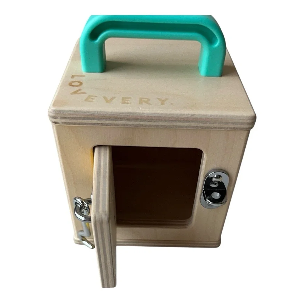 Lovevery Lock Box Latches The Realist Box Montessori Wooden Toddler Learning Toy